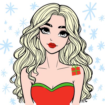 realistic and pretty girl