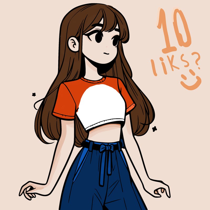 girl in a cute crop top