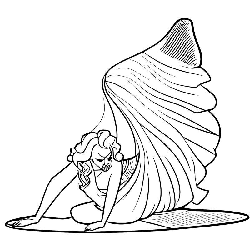 soffie dossie in contortion pose