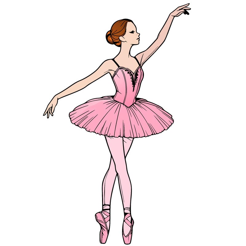 realistic ballerina