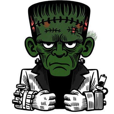vintage frankenstein