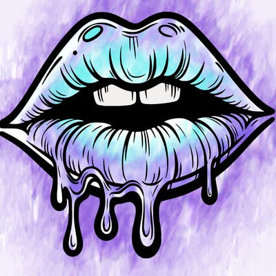 lips that look realistic and drip