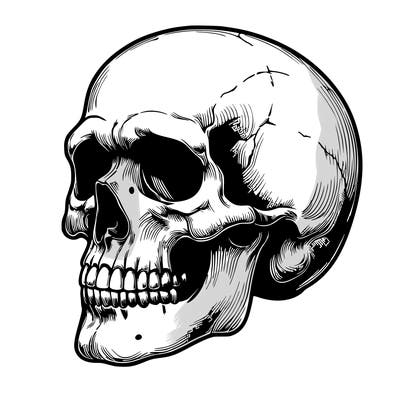 realistic skull