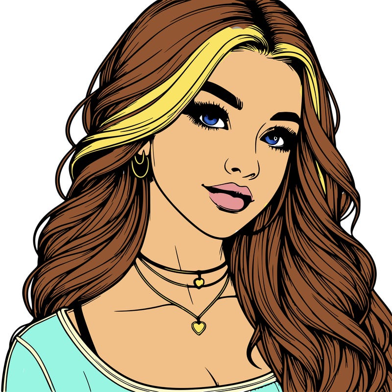 detailed realistic girl