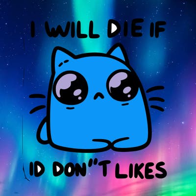 a cat that will die if we don’t get 10 likes