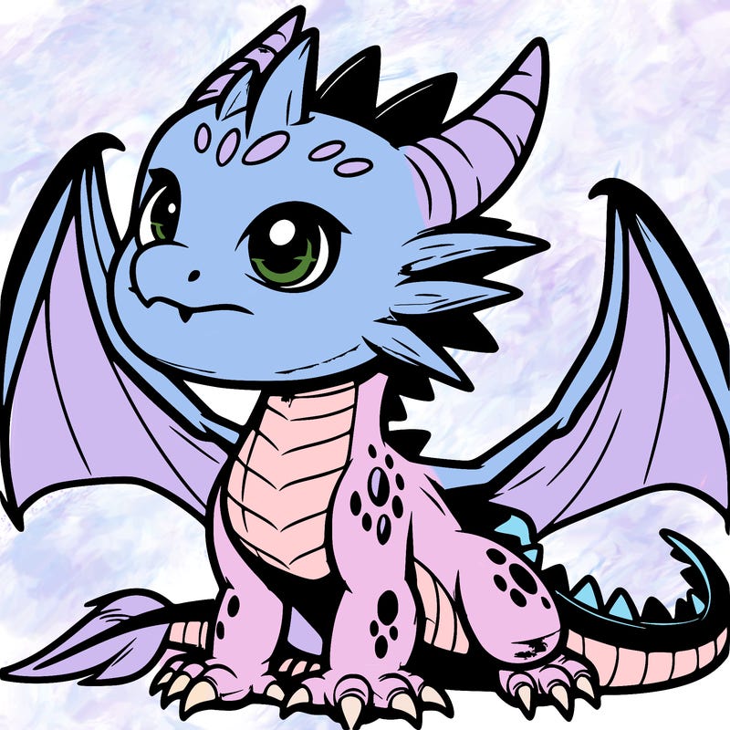 fierce baby night dragon