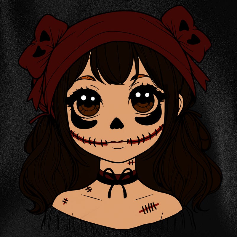 realistic girl halloween
