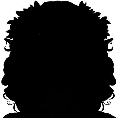 realistic female elf with flower crown