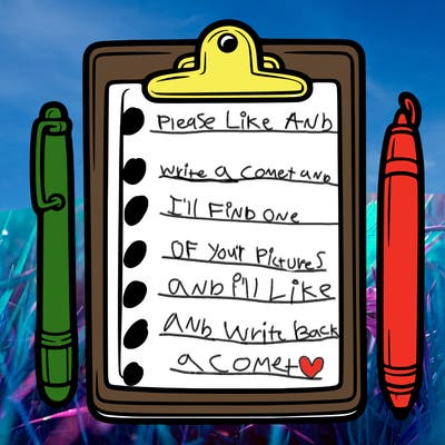 blank clip board with pen