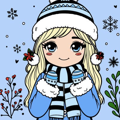 winter girl
