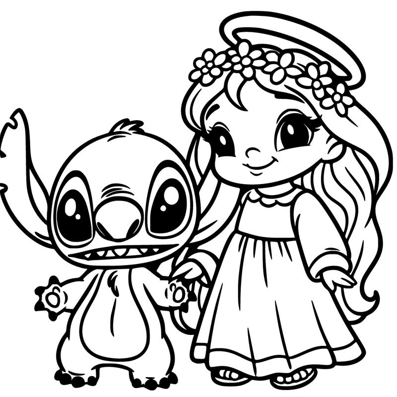 stitch and angel