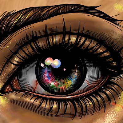 realistic eye