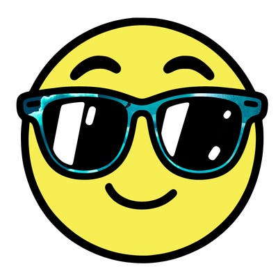 emoji with sunglasses