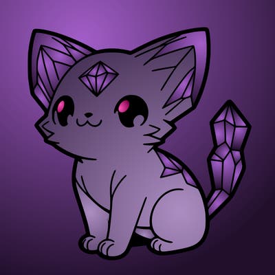 crystal kitten