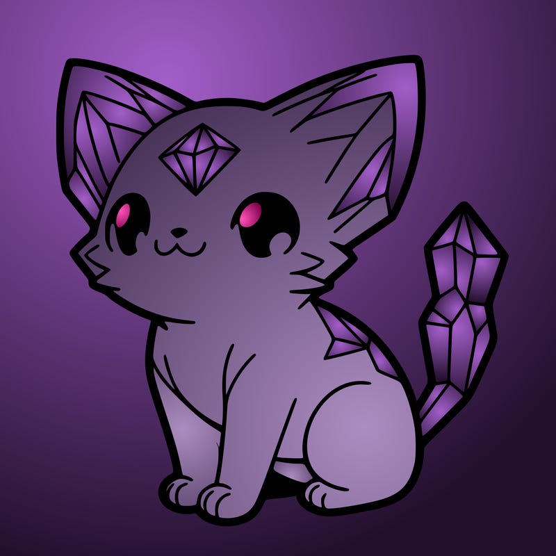 crystal kitten