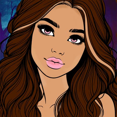 beautiful realistic girl