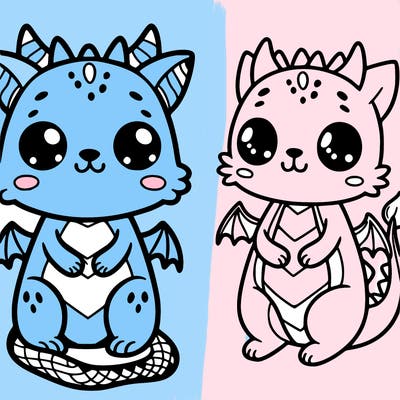 funny, cute dragon cat