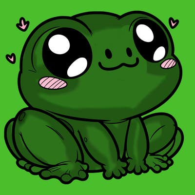 cute frog person realistic