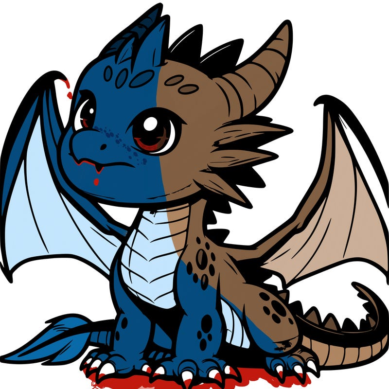fierce baby night dragon