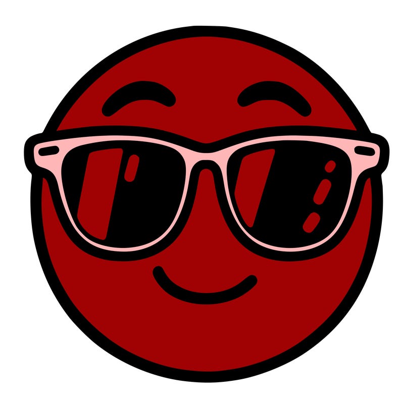 emoji with sunglasses