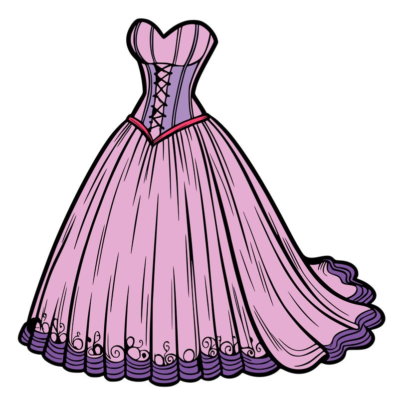 wedding dress-corset and a long and flowy skirt