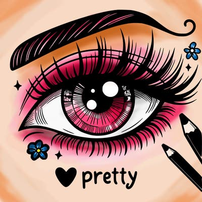 pretty eye