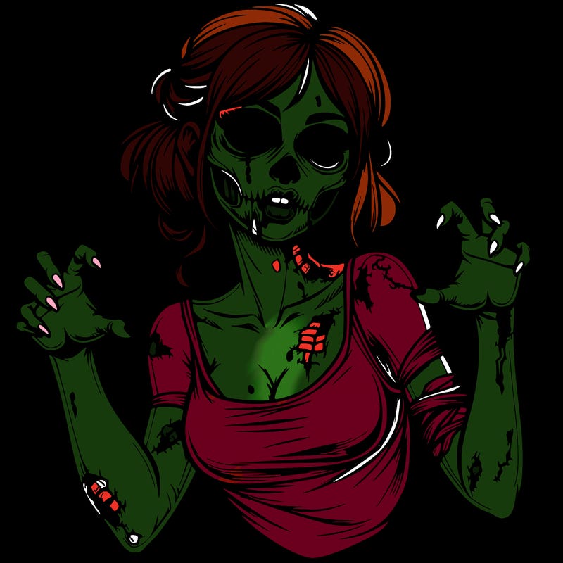realistic zombie girl