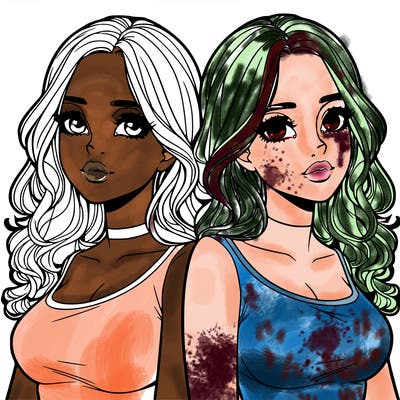 realistic twin sisters