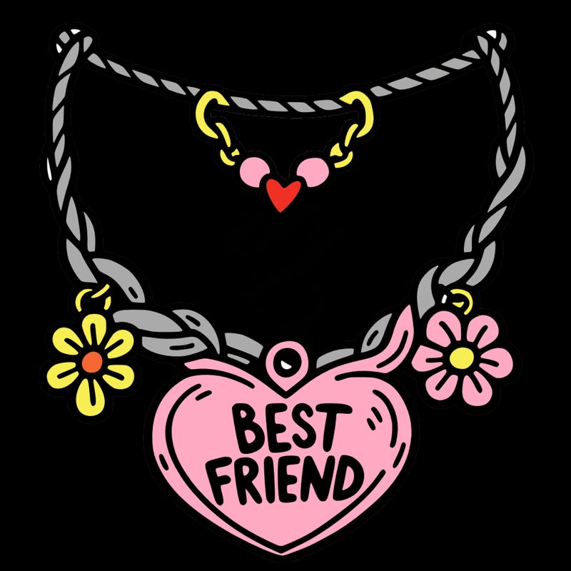 best friend necklace