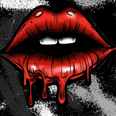 lips that look realistic and drip