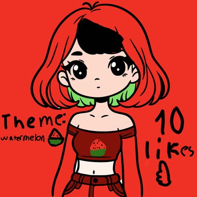 girl in a cute crop top