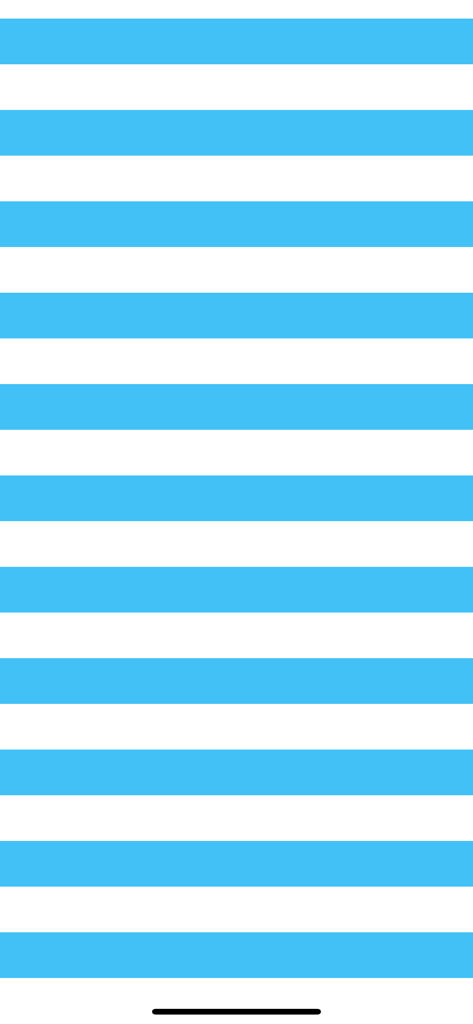 Horizontal blue and white stripes for optokinetic vestibular rehabilitation