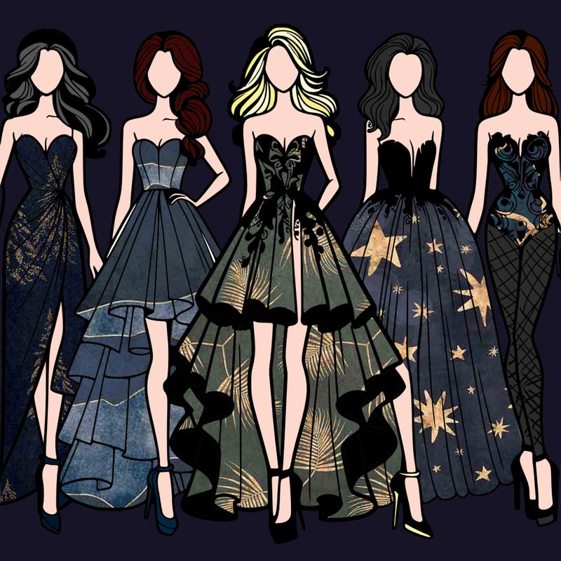 fashion models dresses