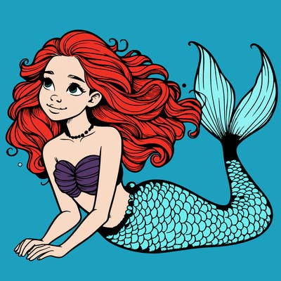 a realistic mermaid