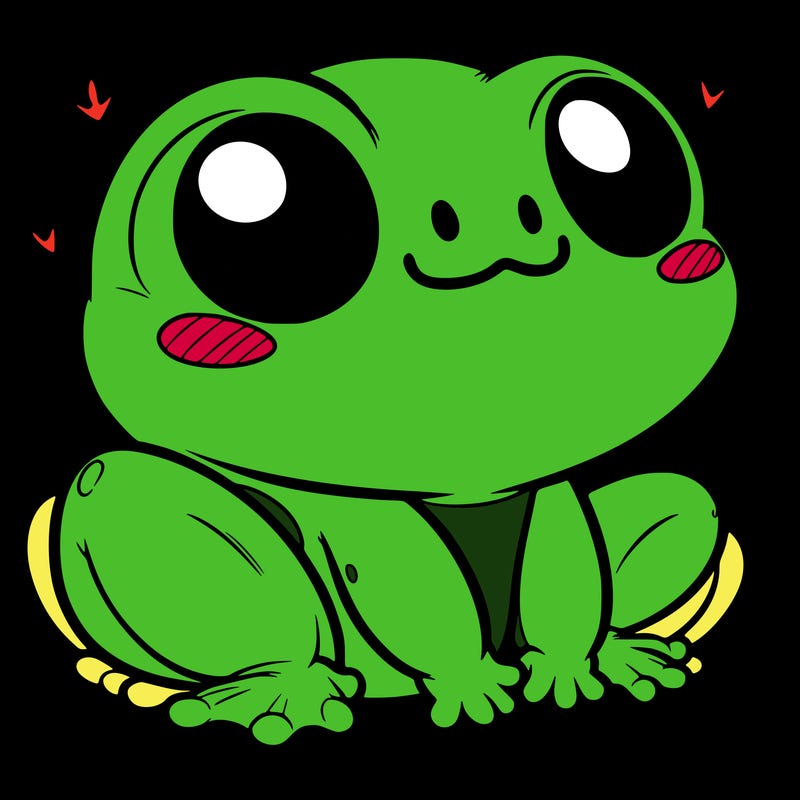 cute frog person realistic