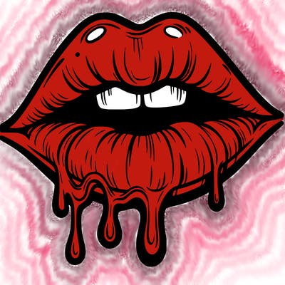 lips that look realistic and drip