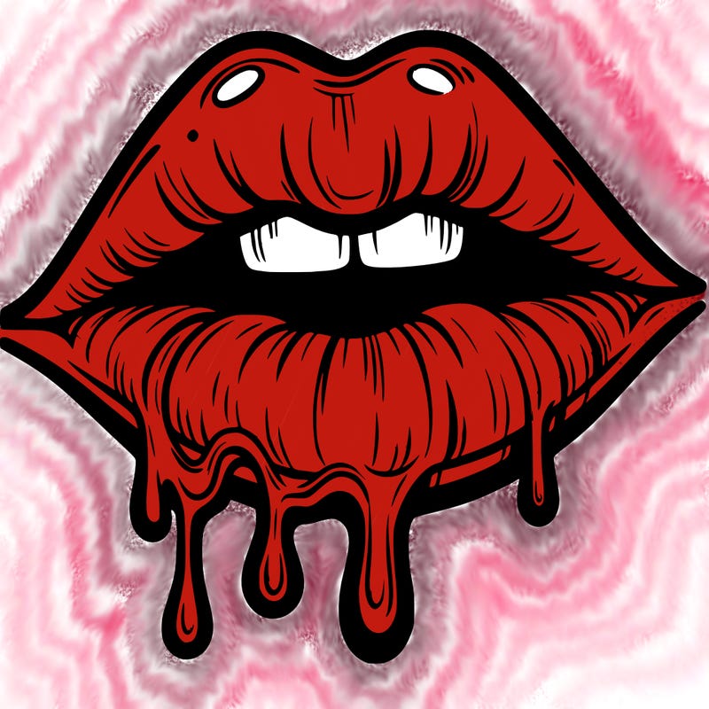lips that look realistic and drip