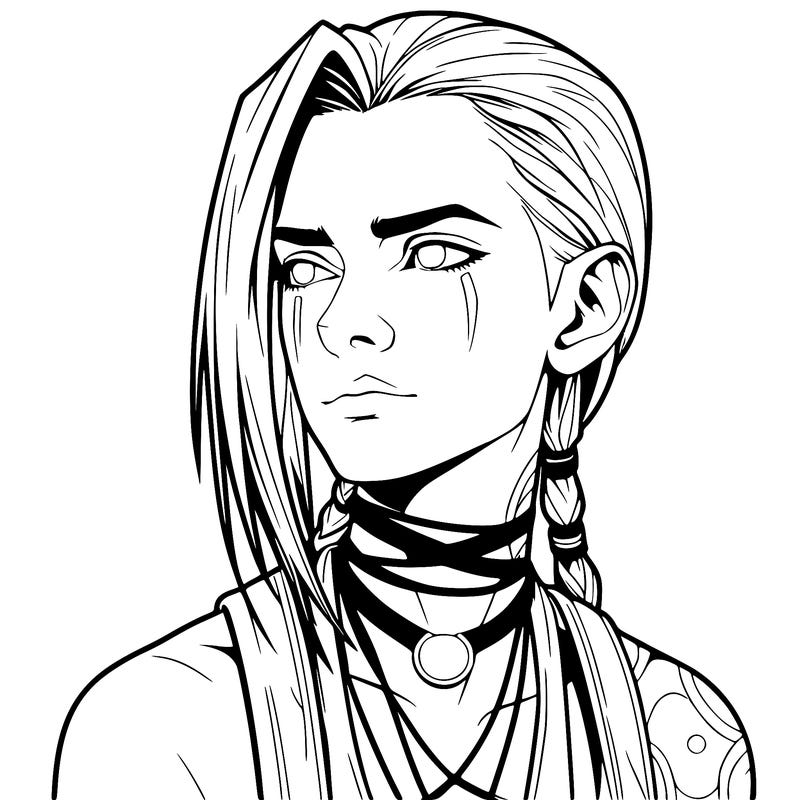 jinx from arcane realistic