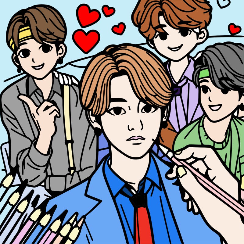 bts coloring