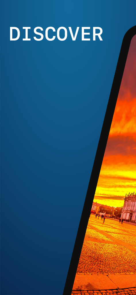 Schermata di scoperta della Guida di Viaggio a San Pietroburgo con Piazza del Palazzo al tramonto