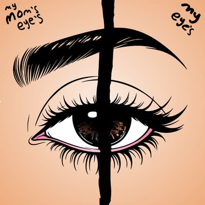 eye closed realistic