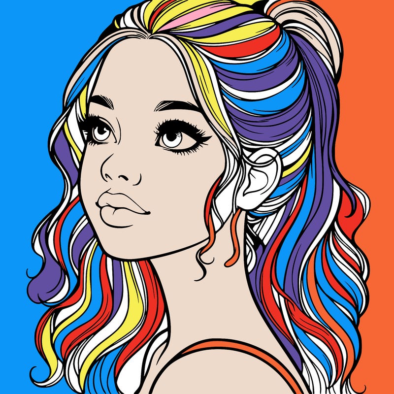 beautiful realistic girl