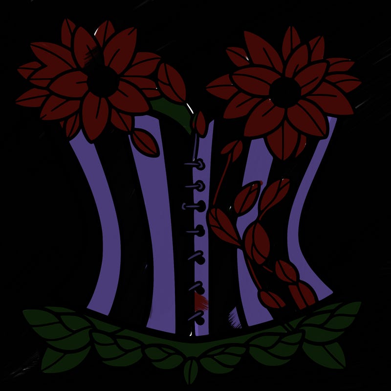 flower corset