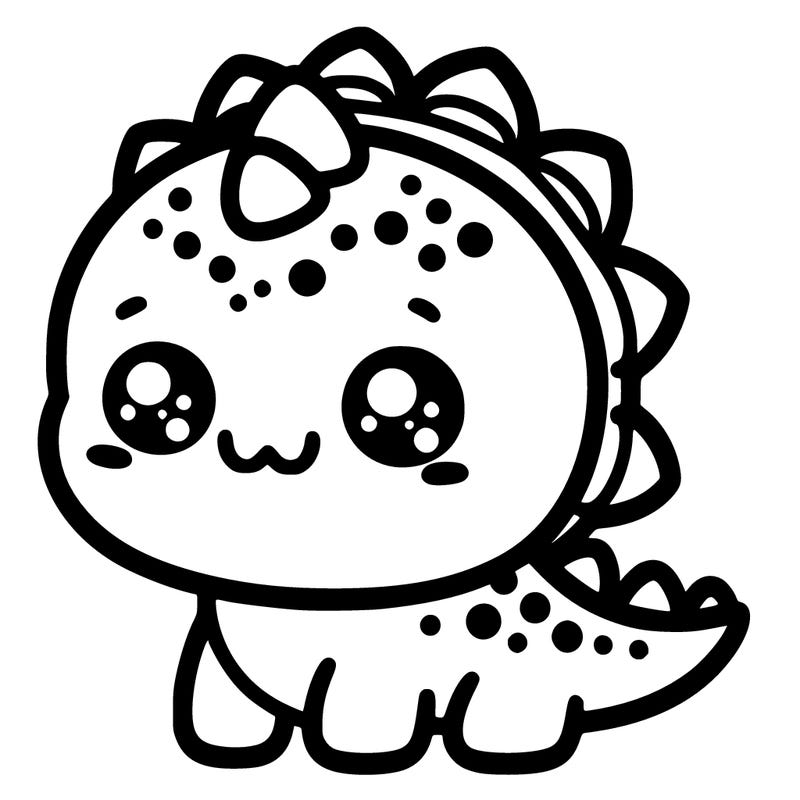 kawaii dinosaur