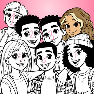 a mixed friend group