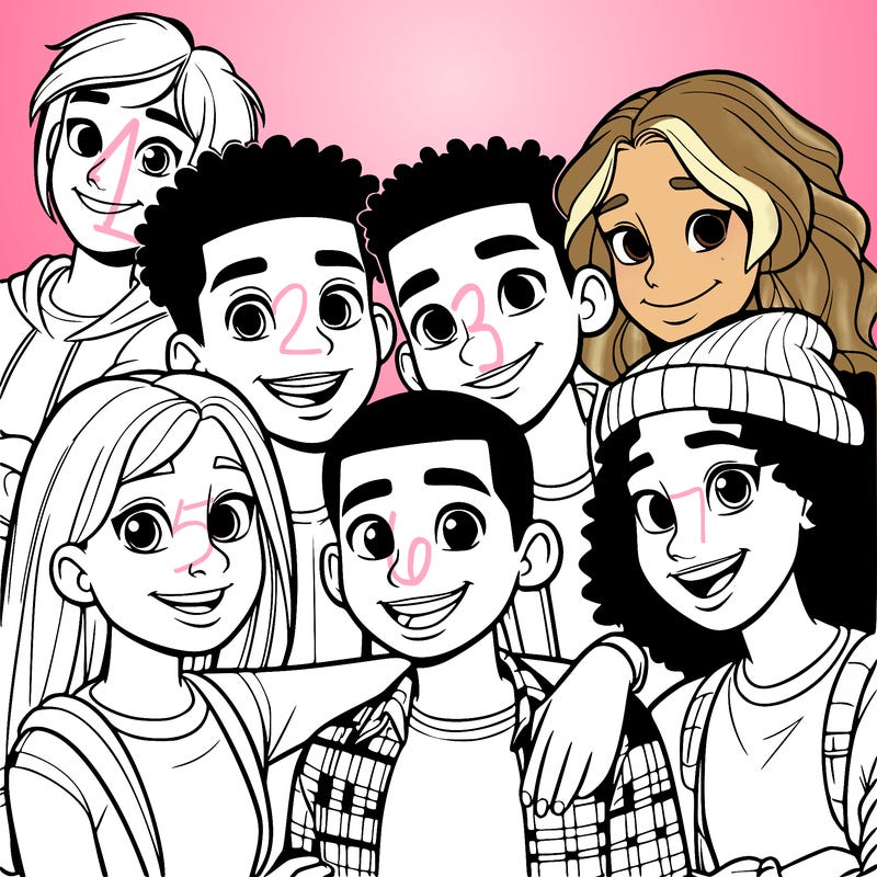 a mixed friend group