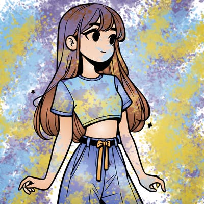 girl in a cute crop top