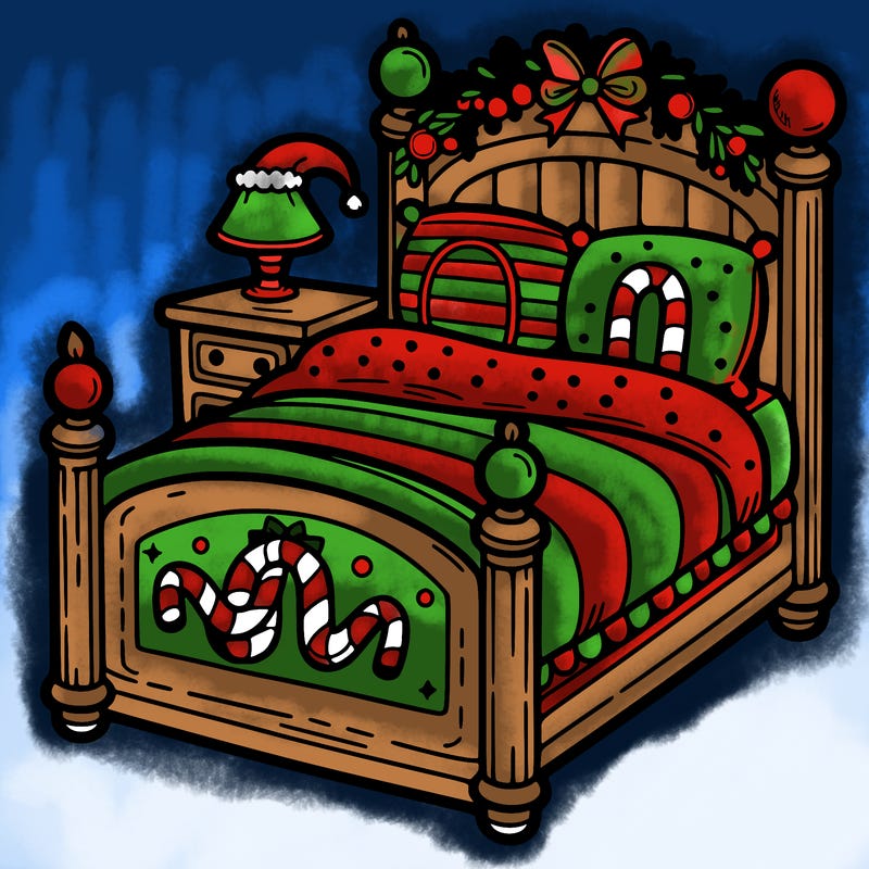 christmas bed