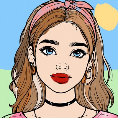 realistic teenage girl