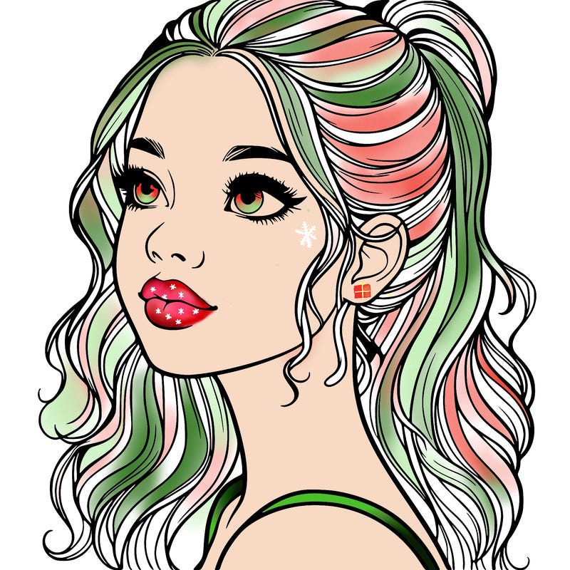 beautiful realistic girl